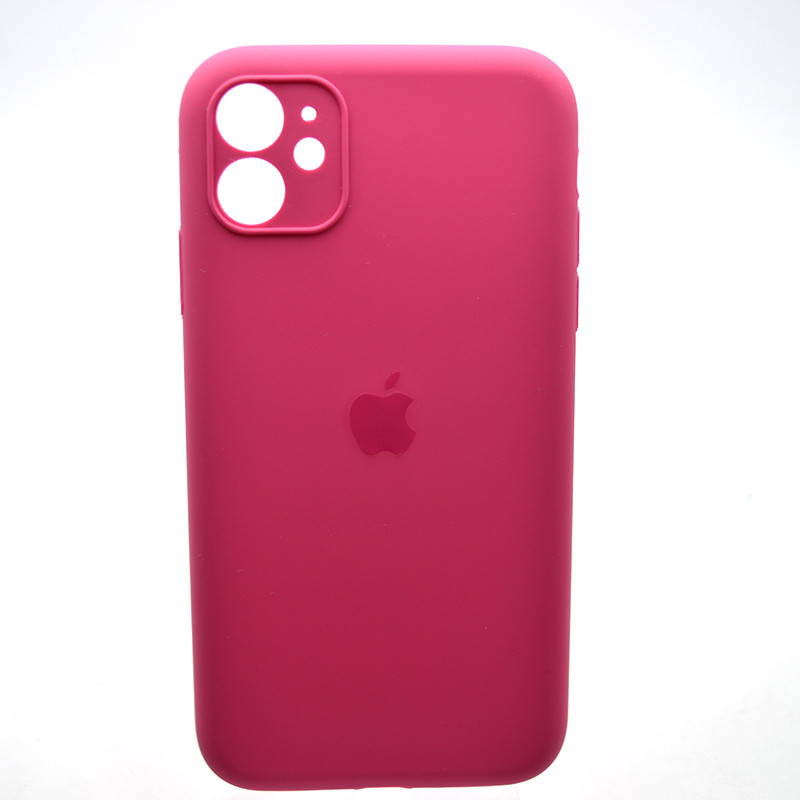 Силіконовий чохол накладка Silicon Case Full Camera для iPhone 11 Dragon Fruit Color, фото 1