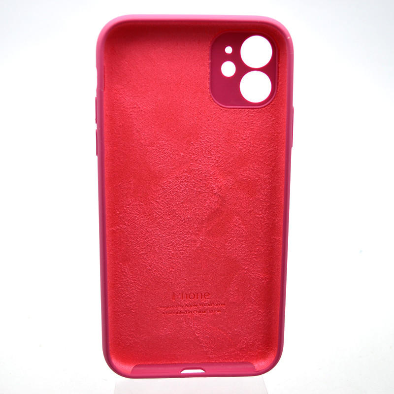 Силіконовий чохол накладка Silicon Case Full Camera для iPhone 11 Dragon Fruit Color, фото 2