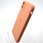 Силіконовий чохол накладка Silicon Case Full Camera для iPhone 11 Begonia, фото 4