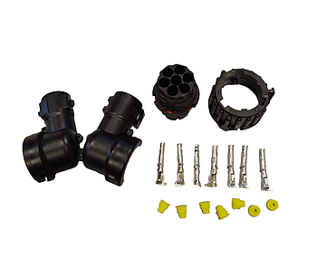 Штекер фішка (роз'єм) електричний AMP 7PIN байонет ліхтаря 7-секційного (TEMPEST) TP 01.57.305 UA53