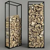 Дровник / Дровница / Стойка для дров из металла 450х400 mm, H=2000 mm