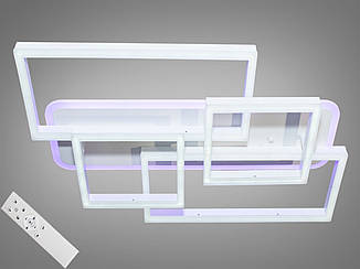 Люстра світлодіодна стельова з пультом керування MX11045/2+2A Wh 3color