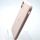 Силіконовий чохол накладка Silicon Case Full Camera для iPhone 11 Gray Pink, фото 4