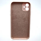 Силіконовий чохол накладка Silicon Case Full Camera для iPhone 11 Gray Pink, фото 2