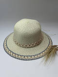 Капелюх жіночий із малими крисами, фото 4