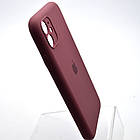 Силіконовий чохол накладка Silicon Case Full Camera для iPhone 11 Plum, фото 3
