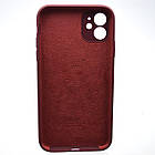 Силіконовий чохол накладка Silicon Case Full Camera для iPhone 11 Plum, фото 2