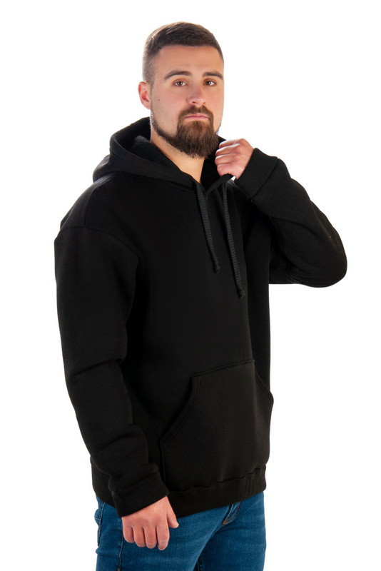 Худі для чоловіків / тринитка з начісом, фото 1