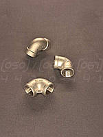 Коліно різьбове нержавіюче DN8 (1/4"), ВВ, 90°, н/ж сталь AISI304, PN10 (Class 150), різьба BSPP