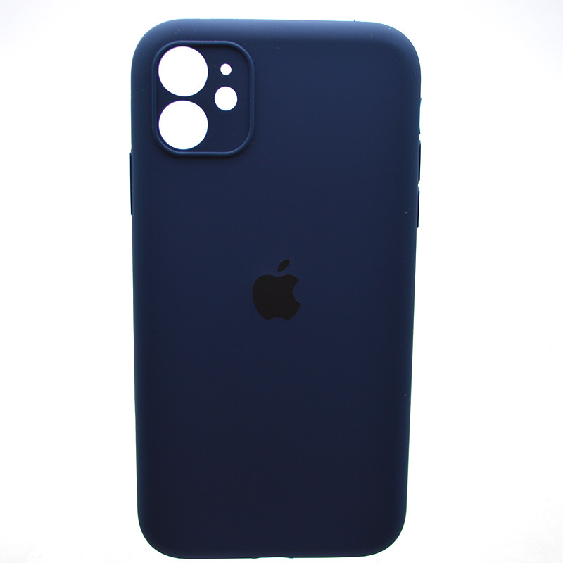 Силіконовий чохол накладка Silicon Case Full Camera для iPhone 11 Deep Sea Blue, фото 1
