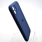 Силіконовий чохол накладка Silicon Case Full Camera для iPhone 11 Deep Sea Blue, фото 3