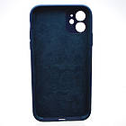 Силіконовий чохол накладка Silicon Case Full Camera для iPhone 11 Deep Sea Blue, фото 2