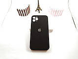 Чохол Silicone Case для Iphone 11 Pro Max чорний BLACK, силіконовий чохол для АйФОН 11 ПРО МАКС чорний, фото 3