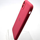 Силіконовий чохол накладка Silicon Case Full Camera для iPhone 11 Rose Red, фото 4