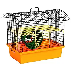 Клітка для гризунів Лорі Вагончик, 33х23х32 см, фарба, в асортименті
