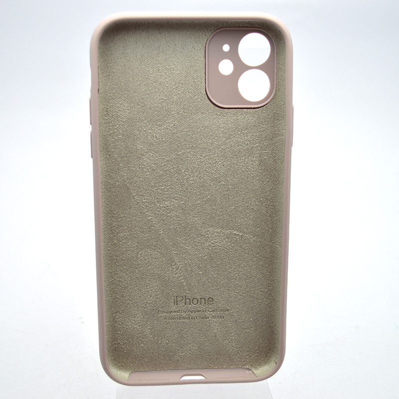 Силіконовий чохол накладка Silicon Case Full Camera для iPhone 11 Lavender Violet, фото 2