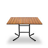 Стол для дачі "Ріо Плюс" Тік Металевий (120*80 см)  - Mix-Line, фото 3