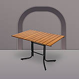 Стол для дачі "Ріо Плюс" Тік Металевий (120*80 см)  - Mix-Line, фото 8