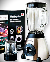 Стационарный блендер измельчитель для кухни со стеклянной чашей, стационарные блэндеры кухонные для дома 2000W