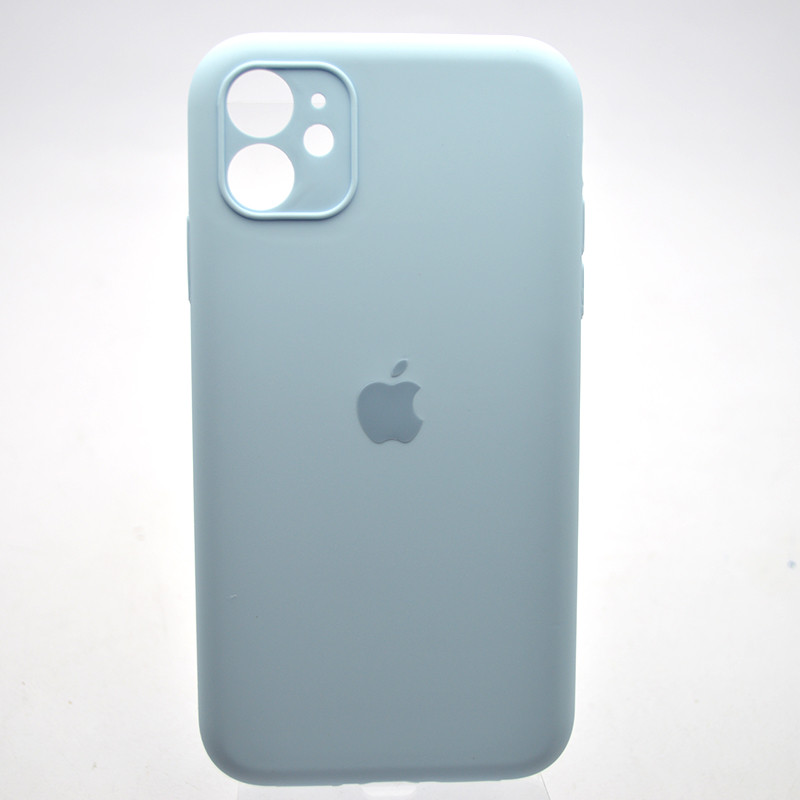 Силіконовий чохол накладка Silicon Case Full Camera для iPhone 11 New Sky Blue, фото 1