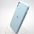 Силіконовий чохол накладка Silicon Case Full Camera для iPhone 11 New Sky Blue, фото 4