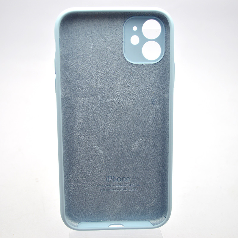 Силіконовий чохол накладка Silicon Case Full Camera для iPhone 11 New Sky Blue, фото 2