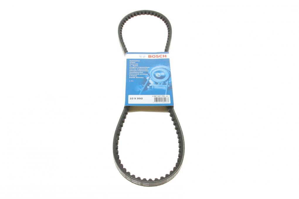 Ремінь генератора Toyota Land Cruiser 4.5 92-09/Ford Sierra 2.0 16V 90-93 (10X990) BOSCH 1 987 947 795 UA62
