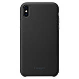 Чохол Spigen для iPhone XS Max Silicone Fit, Black (065CS25653), фото 4