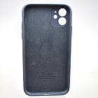 Силіконовий чохол накладка Silicon Case Full Camera для iPhone 11 Lavender Gray, фото 2