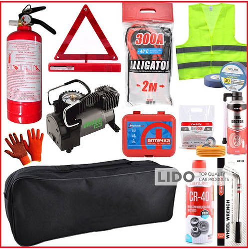 Ремонтный набор автомобилиста с компрессором 7 атм, универсальный ...