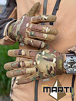 Тактические перчатки Mechanix M-pact мультикам Перчатки мультикам для военных ЗСУ Размер S M L XL XXL