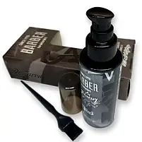 Фарба для бороди та вусів Marmara Barber Temporary Hair Color - Dark Black чорна (без аміаку) 125 мл, фото 3