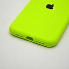 Силіконовий чохол накладка Silicon Case Full Camera для iPhone 11 Fluorescent Green, фото 5