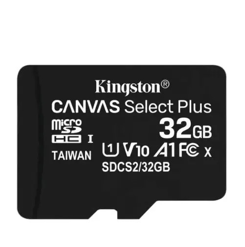 Карта пам'яті microSDHC Kingston Canvas Select Plus 32 GB Class 10 А1 UHS-1 Карта пам'яті microSDHC Kingston Canvas Select Plus 32 GB Class 10 А1 UHS-1