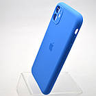 Силіконовий чохол накладка Silicon Case Full Camera для iPhone 11 Mediterranean Blue, фото 4