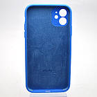 Силіконовий чохол накладка Silicon Case Full Camera для iPhone 11 Mediterranean Blue, фото 2
