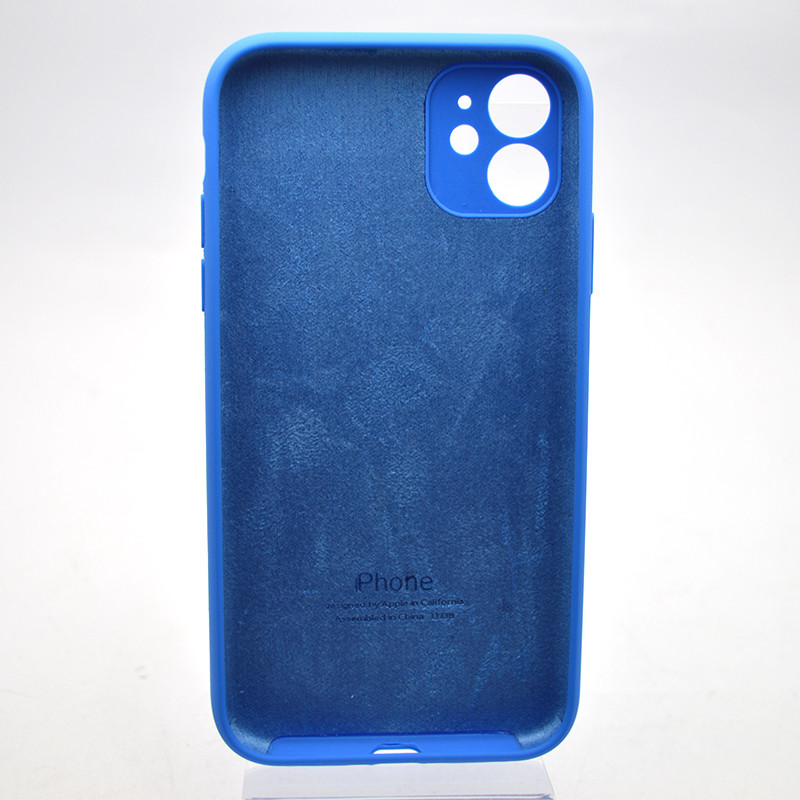 Силіконовий чохол накладка Silicon Case Full Camera для iPhone 11 Mediterranean Blue, фото 2