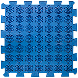 Акупунктурний масажний килимок Лотос 9 елементів, фото 5