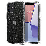 Чехол Spigen для iPhone 12 Mini 5.4" (2020) Liquid Crystal Glitter, Crystal Quartz (ACS01741), фото 3