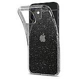 Чехол Spigen для iPhone 12 Mini 5.4" (2020) Liquid Crystal Glitter, Crystal Quartz (ACS01741), фото 6