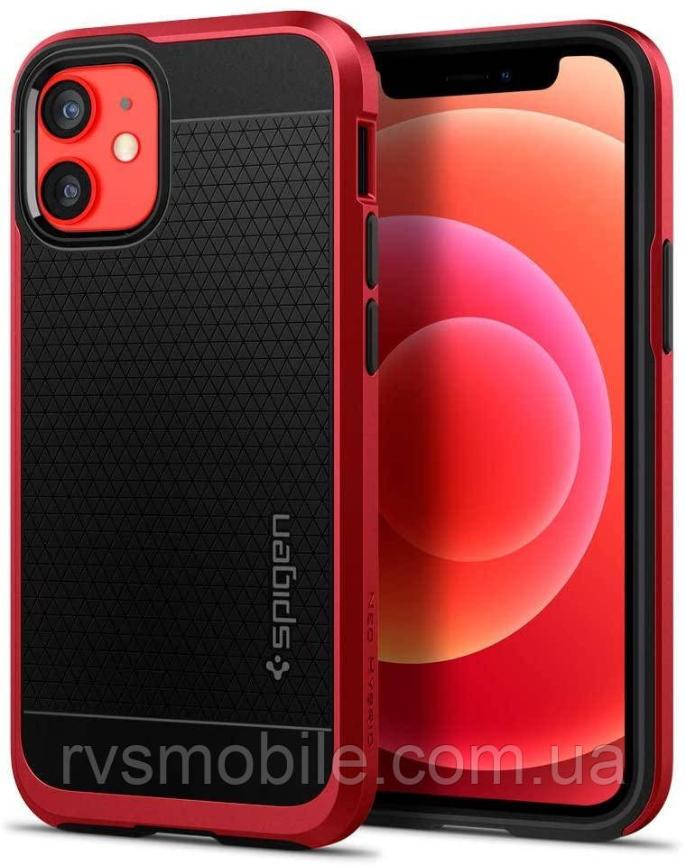 Чехол Spigen для iPhone 12 mini (5.4") - Neo Hybrid, RED (ACS02260)