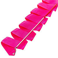 Лента для художественной гимнастики с палочкой 3,3м Lingo C-3249, Желтый: Gsport Розовый
