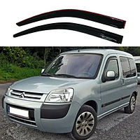 Дефлекторы окон ветровики на авто Citroen Berlingo I 1996-2008 (скотч) AV-Tuning