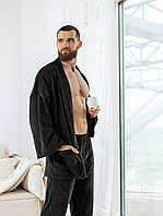 Пижама мужская теплая велюр на плюш 46-48;50-52;54-56; (3цв) "LARA" от прямого поставщика