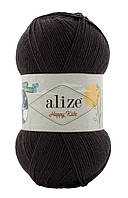 Дитяча напіввовна з бамбуком HAPPY KIDS ALIZE  Хеппі Кідс Алізе № 60 - чорний