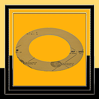 Прокладка для фланца DN100 (161 х 106 x 2 мм) материал AF-300 B® (Kevlar, минеральные волокна, NBR) 220/280 °С