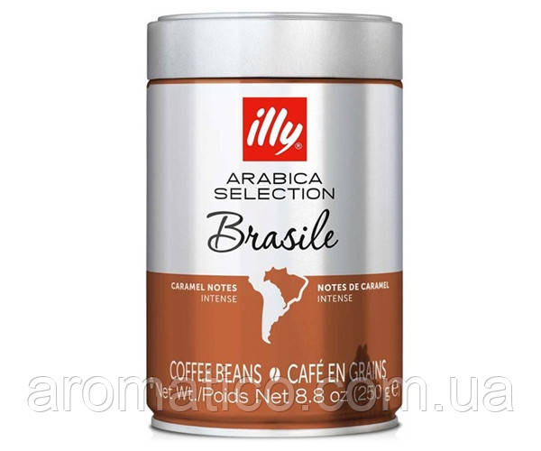 Кава в зернах ILLY Brazil Monoarabica з/б 250г