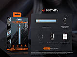 Ручний ліхтар FENIX E-CP Blue + PowerBank 5000 mAh (1600LM, USB-C, IP68, 222 метри), фото 3