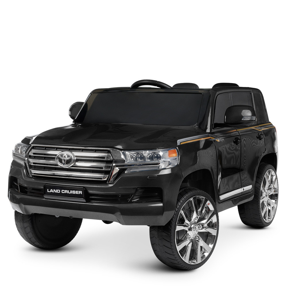 Дитячий електромобіль Джип TOYOTA JJ2022EBLR акумулятор 1*12V7AH, 2 мотори 35 W, музика, EVA, USB, MP3, шкіра