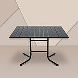 Стіл для дачі "Ріо Плюс" Венге Металевий (120*80 см) - Mix-Line, фото 2